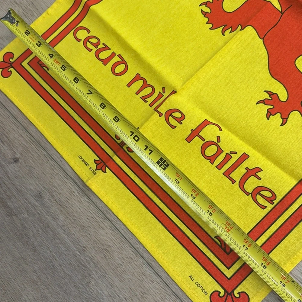 Vintage Scotland Banner Tea Towel‎